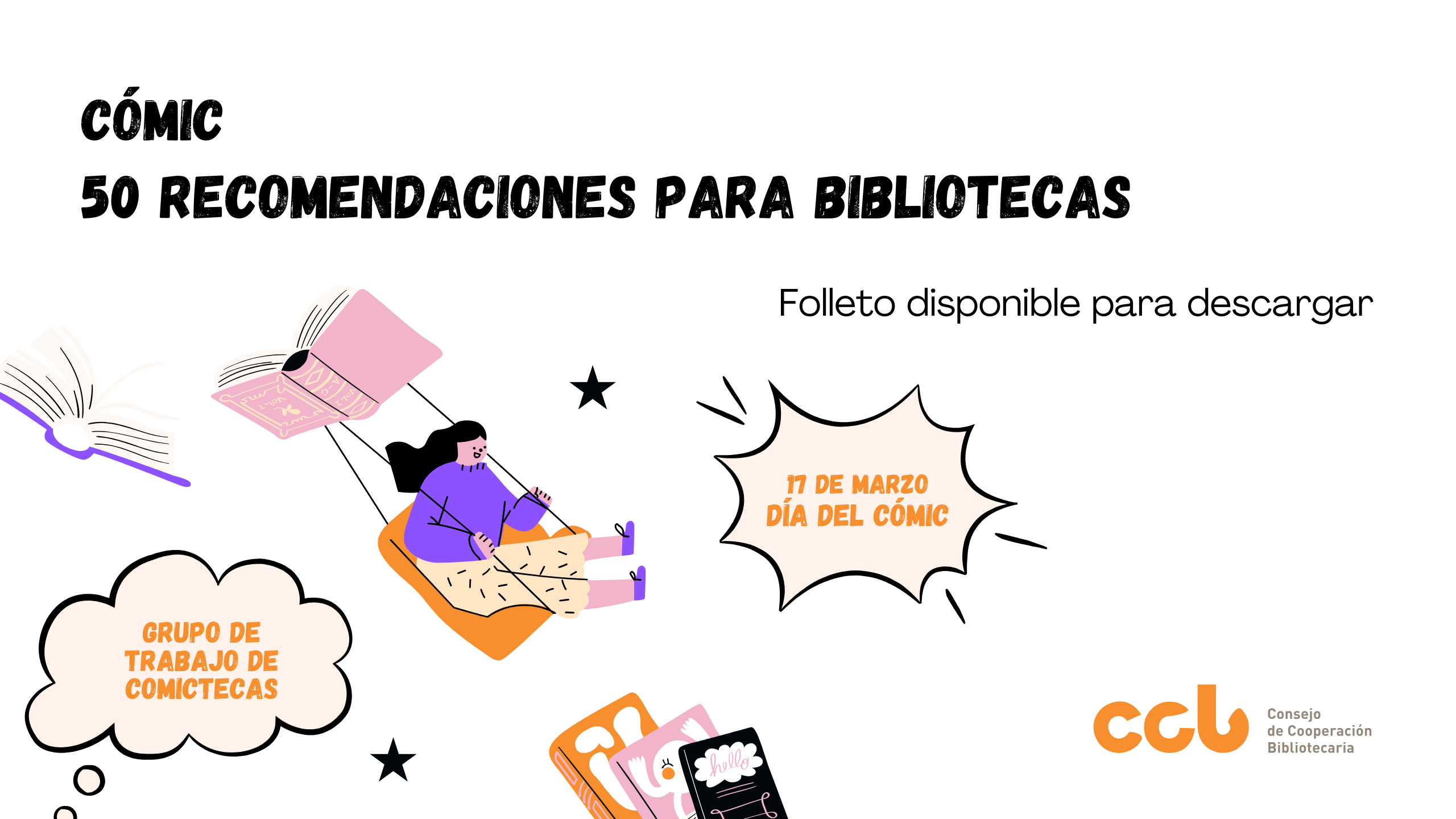 50 recomendaciones para bibliotecas por el Día del Cómic